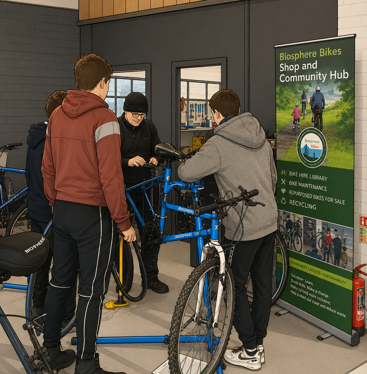 Recycling & repair café