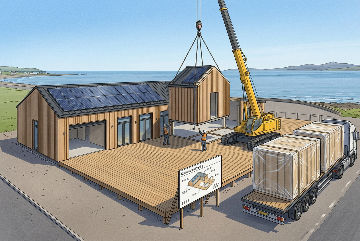Modular & phased delivery — concept visual of the future Coastal Hub.