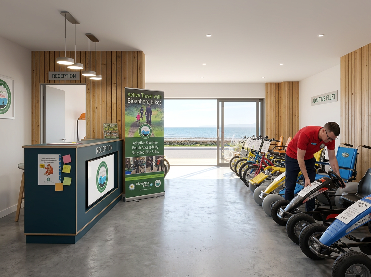 Purpose-built layout — concept visual of the future hub.